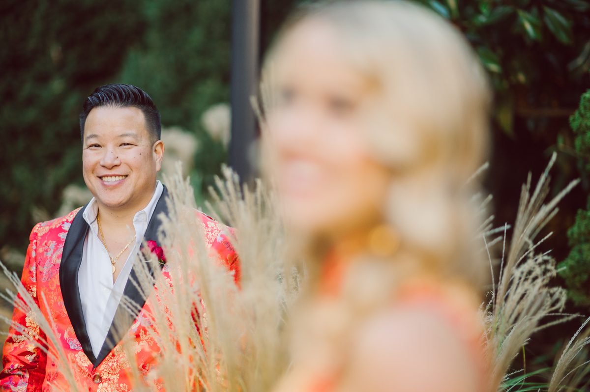 Connie and Richard who are Rick's parents inquired for their son's wedding since his son Rick and soon to be daughter in law currently lives in California and was planning their wedding in the West Coast. Connie and Richard are from here in NJ and was eager to help and plan their son's wedding here in the East Coast. Connie and Richard chose Crystal Plaza in Livingston NJ for their son's wedding venue here in NJ on October 29, 2022. Connie and Richard were delightful parents and young minded for first generation Chinese Americans, their english was fluent as well as their Chinese I was pleasantly surprised since I am second generation Korean-American and my immigrant Korean parents do not speak english that well. It was my first wedding where I did not get to meet the bride and groom till the wedding day. It made me bit nervous as I walked into the bridal suite at Crystal Plaza. But to my surprise Alison and Rick were super sweet and nice where we smoothly worked through the portrait session. Alison and Rick followed all my directions well, did everything I asked them to then it was time for PARTY! Cocktail hour at Crystal Plaza was impressive with spreads and tables of delicious food! I definitely enjoyed some of the delicious food during cocktail hour then walked into the reception room and i was WOWed. The house lights at Crystal Plaza was beautiful and it was actually amazing that I didn't even use my own lights. The mixture of house lights, fog and spotlights at Crystal Plaza was actually fabulous and I was very impressed. The house lights at Crystal Plaza made shutter drag dancing photos with double exposure so much fun and amazing! Alison and Rick, actually Connie and Richard even hired Chinese Lion Dancers for the reception and all the guests loved it. The energy during Alison and Rick's wedding reception was on FIRE! Everyone and anyone was on the dance floor dancing like it was their last one. I truly had a blast during Alison and Rick's wedding at Crystal Plaza in Livingston NJ and looking forward to going back to Crystal Plaza soon. Alison and Rick's Crystal Plaza in Livingston NJ wedding captured by Karis from Hey Karis New York, Brooklyn, Hudson Valley and Catskills Wedding Photographer and NYC Elopement Photographer.