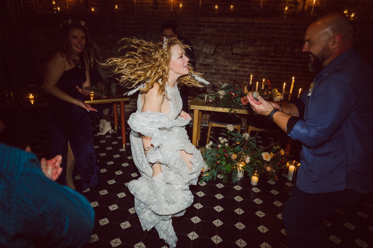 Since it was Friday and I did not wanted to get stuck in morning rush hour, I left for Brooklyn early! Friday December 2, I was on my way to document my last wedding of 2022 at Wythe Hotel in Brooklyn NY. I knew today was going to be great not just because I am photographing my last wedding of 2022 at Wythe Hotel in Brooklyn NY but because we are celebrating Jenny and Anderson two beautiful, pure and amazing human beings who are madly in love. Jenny is hairstylist for TV and Film where she gets to work with actors and actresses, she goes by JT Franchuk and some of her clients include Susan Sarandon in Maybe I do, Chloe Moretz in The Peripheral on Netflix as well as Halston also on Netflix. And Anderson is from Columbia, where he self taught himself during the pandemic and recently got a job at JP Morgan. These two amazingly talented and genuine lovers wedding day was finally here and I was here for all that they had planned for their wedding at Wythe Hotel Brooklyn NY. Jenny got ready at an airbnb on Vernon Ave and Anderson was getting a fresh cut at Cotter Barber Shop on Graham Ave. Jenny and Anderson's wedding day ran so smoothly due to amazing planner Cristina from Carismas Design. Jenny and Anderson's first look at Cooper Room at Wythe Hotel, then Jenny had her first look with her father and grandfather which was very emotional. The with Jenny and Anderson we walked around Wythe Hotel to do some more wedding portrait. Jenny and Anderson's cocktail hour was held at Pent House Loft/ Loft Room at Wythe Hotel then we all headed back down to Cooper Room Cellar for Jenny and Anderson's wedding reception. Jenny and Anderson's Wythe Hotel Brooklyn NY wedding documented by Karis from Hey Karis New York, Brooklyn, Hudson Valley and Catskills Wedding Photographer and NYC Elopement Photographer.