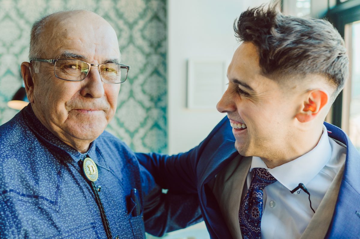 Since it was Friday and I did not wanted to get stuck in morning rush hour, I left for Brooklyn early! Friday December 2, I was on my way to document my last wedding of 2022 at Wythe Hotel in Brooklyn NY. I knew today was going to be great not just because I am photographing my last wedding of 2022 at Wythe Hotel in Brooklyn NY but because we are celebrating Jenny and Anderson two beautiful, pure and amazing human beings who are madly in love. Jenny is hairstylist for TV and Film where she gets to work with actors and actresses, she goes by JT Franchuk and some of her clients include Susan Sarandon in Maybe I do, Chloe Moretz in The Peripheral on Netflix as well as Halston also on Netflix. And Anderson is from Columbia, where he self taught himself during the pandemic and recently got a job at JP Morgan. These two amazingly talented and genuine lovers wedding day was finally here and I was here for all that they had planned for their wedding at Wythe Hotel Brooklyn NY. Jenny got ready at an airbnb on Vernon Ave and Anderson was getting a fresh cut at Cotter Barber Shop on Graham Ave. Jenny and Anderson's wedding day ran so smoothly due to amazing planner Cristina from Carismas Design. Jenny and Anderson's first look at Cooper Room at Wythe Hotel, then Jenny had her first look with her father and grandfather which was very emotional. The with Jenny and Anderson we walked around Wythe Hotel to do some more wedding portrait. Jenny and Anderson's cocktail hour was held at Pent House Loft/ Loft Room at Wythe Hotel then we all headed back down to Cooper Room Cellar for Jenny and Anderson's wedding reception. Jenny and Anderson's Wythe Hotel Brooklyn NY wedding documented by Karis from Hey Karis New York, Brooklyn, Hudson Valley and Catskills Wedding Photographer and NYC Elopement Photographer.