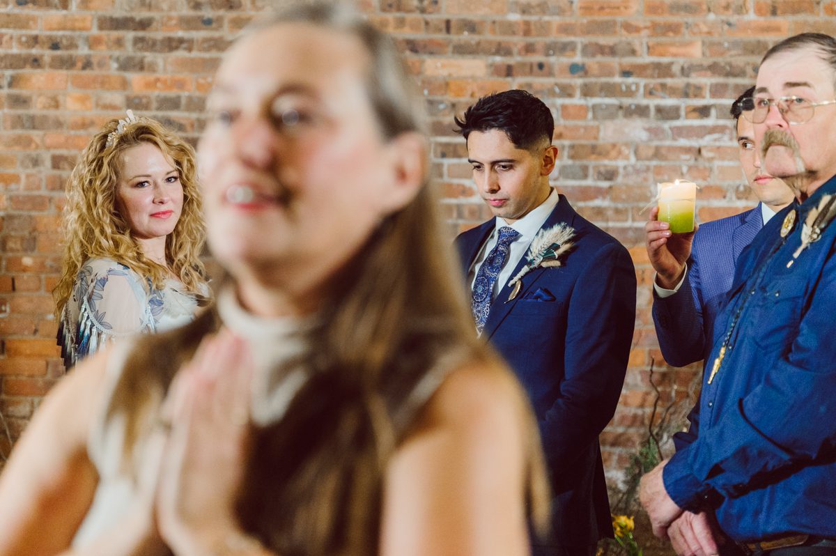 Since it was Friday and I did not wanted to get stuck in morning rush hour, I left for Brooklyn early! Friday December 2, I was on my way to document my last wedding of 2022 at Wythe Hotel in Brooklyn NY. I knew today was going to be great not just because I am photographing my last wedding of 2022 at Wythe Hotel in Brooklyn NY but because we are celebrating Jenny and Anderson two beautiful, pure and amazing human beings who are madly in love. Jenny is hairstylist for TV and Film where she gets to work with actors and actresses, she goes by JT Franchuk and some of her clients include Susan Sarandon in Maybe I do, Chloe Moretz in The Peripheral on Netflix as well as Halston also on Netflix. And Anderson is from Columbia, where he self taught himself during the pandemic and recently got a job at JP Morgan. These two amazingly talented and genuine lovers wedding day was finally here and I was here for all that they had planned for their wedding at Wythe Hotel Brooklyn NY. Jenny got ready at an airbnb on Vernon Ave and Anderson was getting a fresh cut at Cotter Barber Shop on Graham Ave. Jenny and Anderson's wedding day ran so smoothly due to amazing planner Cristina from Carismas Design. Jenny and Anderson's first look at Cooper Room at Wythe Hotel, then Jenny had her first look with her father and grandfather which was very emotional. The with Jenny and Anderson we walked around Wythe Hotel to do some more wedding portrait. Jenny and Anderson's cocktail hour was held at Pent House Loft/ Loft Room at Wythe Hotel then we all headed back down to Cooper Room Cellar for Jenny and Anderson's wedding reception. Jenny and Anderson's Wythe Hotel Brooklyn NY wedding documented by Karis from Hey Karis New York, Brooklyn, Hudson Valley and Catskills Wedding Photographer and NYC Elopement Photographer.