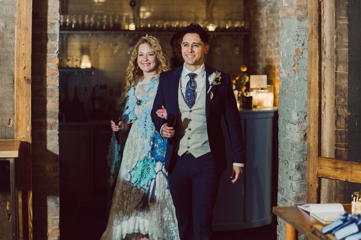 Since it was Friday and I did not wanted to get stuck in morning rush hour, I left for Brooklyn early! Friday December 2, I was on my way to document my last wedding of 2022 at Wythe Hotel in Brooklyn NY. I knew today was going to be great not just because I am photographing my last wedding of 2022 at Wythe Hotel in Brooklyn NY but because we are celebrating Jenny and Anderson two beautiful, pure and amazing human beings who are madly in love. Jenny is hairstylist for TV and Film where she gets to work with actors and actresses, she goes by JT Franchuk and some of her clients include Susan Sarandon in Maybe I do, Chloe Moretz in The Peripheral on Netflix as well as Halston also on Netflix. And Anderson is from Columbia, where he self taught himself during the pandemic and recently got a job at JP Morgan. These two amazingly talented and genuine lovers wedding day was finally here and I was here for all that they had planned for their wedding at Wythe Hotel Brooklyn NY. Jenny got ready at an airbnb on Vernon Ave and Anderson was getting a fresh cut at Cotter Barber Shop on Graham Ave. Jenny and Anderson's wedding day ran so smoothly due to amazing planner Cristina from Carismas Design. Jenny and Anderson's first look at Cooper Room at Wythe Hotel, then Jenny had her first look with her father and grandfather which was very emotional. The with Jenny and Anderson we walked around Wythe Hotel to do some more wedding portrait. Jenny and Anderson's cocktail hour was held at Pent House Loft/ Loft Room at Wythe Hotel then we all headed back down to Cooper Room Cellar for Jenny and Anderson's wedding reception. Jenny and Anderson's Wythe Hotel Brooklyn NY wedding documented by Karis from Hey Karis New York, Brooklyn, Hudson Valley and Catskills Wedding Photographer and NYC Elopement Photographer.