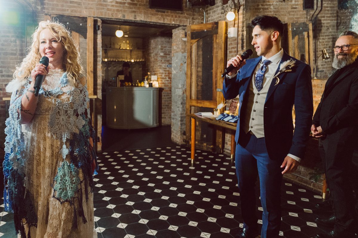 Since it was Friday and I did not wanted to get stuck in morning rush hour, I left for Brooklyn early! Friday December 2, I was on my way to document my last wedding of 2022 at Wythe Hotel in Brooklyn NY. I knew today was going to be great not just because I am photographing my last wedding of 2022 at Wythe Hotel in Brooklyn NY but because we are celebrating Jenny and Anderson two beautiful, pure and amazing human beings who are madly in love. Jenny is hairstylist for TV and Film where she gets to work with actors and actresses, she goes by JT Franchuk and some of her clients include Susan Sarandon in Maybe I do, Chloe Moretz in The Peripheral on Netflix as well as Halston also on Netflix. And Anderson is from Columbia, where he self taught himself during the pandemic and recently got a job at JP Morgan. These two amazingly talented and genuine lovers wedding day was finally here and I was here for all that they had planned for their wedding at Wythe Hotel Brooklyn NY. Jenny got ready at an airbnb on Vernon Ave and Anderson was getting a fresh cut at Cotter Barber Shop on Graham Ave. Jenny and Anderson's wedding day ran so smoothly due to amazing planner Cristina from Carismas Design. Jenny and Anderson's first look at Cooper Room at Wythe Hotel, then Jenny had her first look with her father and grandfather which was very emotional. The with Jenny and Anderson we walked around Wythe Hotel to do some more wedding portrait. Jenny and Anderson's cocktail hour was held at Pent House Loft/ Loft Room at Wythe Hotel then we all headed back down to Cooper Room Cellar for Jenny and Anderson's wedding reception. Jenny and Anderson's Wythe Hotel Brooklyn NY wedding documented by Karis from Hey Karis New York, Brooklyn, Hudson Valley and Catskills Wedding Photographer and NYC Elopement Photographer.