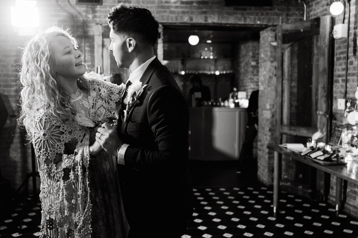 Since it was Friday and I did not wanted to get stuck in morning rush hour, I left for Brooklyn early! Friday December 2, I was on my way to document my last wedding of 2022 at Wythe Hotel in Brooklyn NY. I knew today was going to be great not just because I am photographing my last wedding of 2022 at Wythe Hotel in Brooklyn NY but because we are celebrating Jenny and Anderson two beautiful, pure and amazing human beings who are madly in love. Jenny is hairstylist for TV and Film where she gets to work with actors and actresses, she goes by JT Franchuk and some of her clients include Susan Sarandon in Maybe I do, Chloe Moretz in The Peripheral on Netflix as well as Halston also on Netflix. And Anderson is from Columbia, where he self taught himself during the pandemic and recently got a job at JP Morgan. These two amazingly talented and genuine lovers wedding day was finally here and I was here for all that they had planned for their wedding at Wythe Hotel Brooklyn NY. Jenny got ready at an airbnb on Vernon Ave and Anderson was getting a fresh cut at Cotter Barber Shop on Graham Ave. Jenny and Anderson's wedding day ran so smoothly due to amazing planner Cristina from Carismas Design. Jenny and Anderson's first look at Cooper Room at Wythe Hotel, then Jenny had her first look with her father and grandfather which was very emotional. The with Jenny and Anderson we walked around Wythe Hotel to do some more wedding portrait. Jenny and Anderson's cocktail hour was held at Pent House Loft/ Loft Room at Wythe Hotel then we all headed back down to Cooper Room Cellar for Jenny and Anderson's wedding reception. Jenny and Anderson's Wythe Hotel Brooklyn NY wedding documented by Karis from Hey Karis New York, Brooklyn, Hudson Valley and Catskills Wedding Photographer and NYC Elopement Photographer.