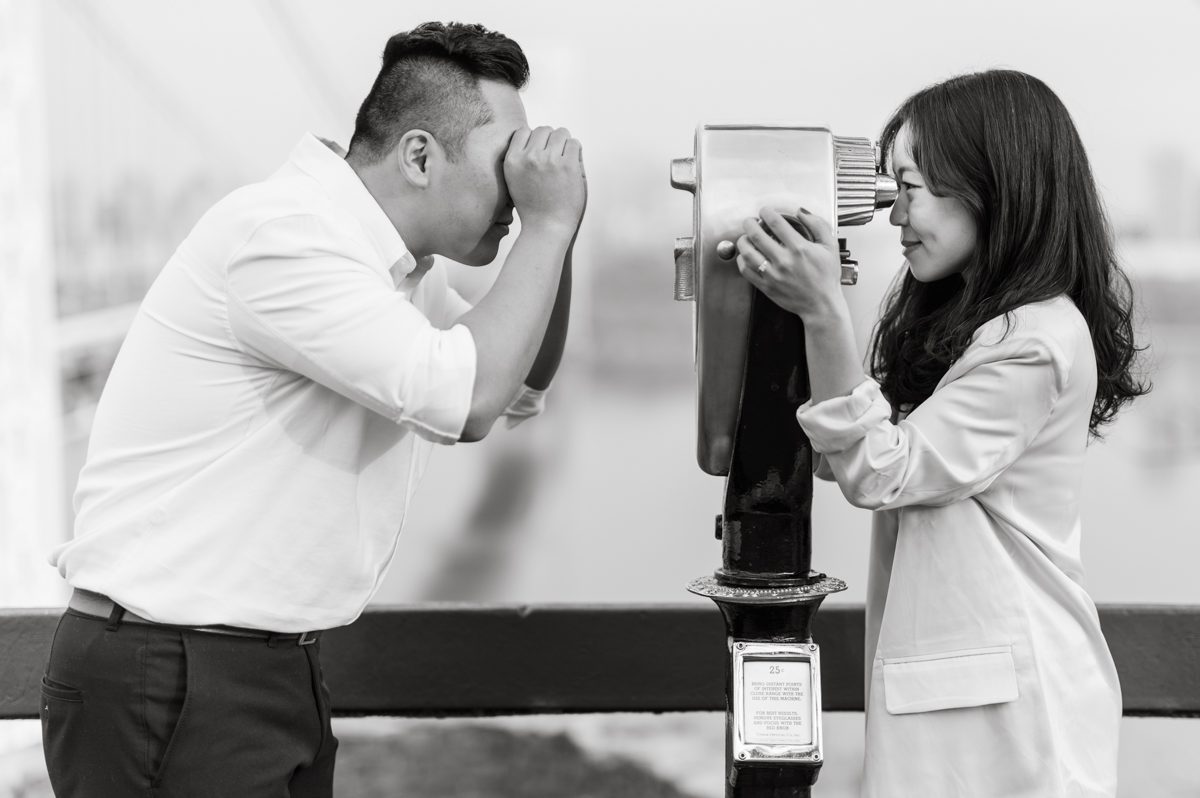 Kicking off 2023 engagement season with Chloe and Bosco's Fort Lee, NJ engagement session. We first met at Ross Dock Picnic Area in Fort Lee with GW bridge in the background to Fort Lee Historic Park where we can get closer shot of GW Bridge. Chloe and Bosco even thought it was bit chilly and windy did amazing listening and following all my weird and funny directions where I did some traditional classic couple's poses then fun, action shots. Chloe and Bosco's Fort Lee NJ engagement session captured by Karis from Hey Karis NY, NJ, Brooklyn, Hudson Valley and Catskills Wedding and Elopement Photographer.
