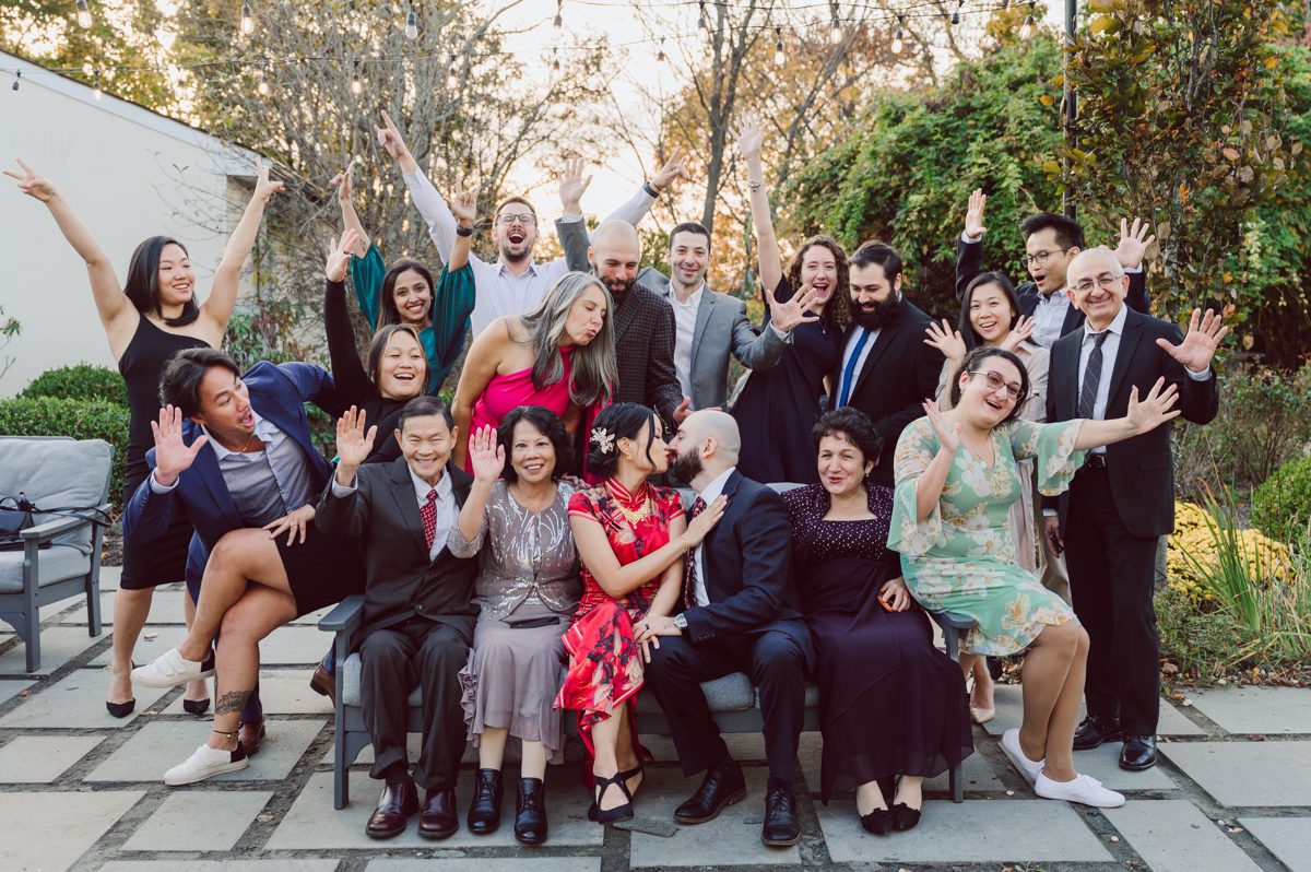 Ann and Ilya were fans of my work for a while when they reached out to me for their elopement at Goosefeather, NY. So without any hesitation or doubt Ann and Ilya were ready to book me as long as I was available for their elopement date. Price was not a problem for fans like Ann and Ilya. If you know you really want something the price doesn't really matter. Walking into photograph your fans, your couples is a great feeling, and when I met Ann and Ilya at Goosefeather on their elopement date and knowing my creative freedom can flow as wild as possible I knew it was going to be great day. Ann and Ilya allowed me to do everything and anything in terms of directing, posing and scouting for location. Ann and Ilya's intimate elopement with about 20 guests sat down for intimate dinner at Goosefeather in Tarrytown, NY where Ann and Ilay also made their pregnancy announcement. Ann and Ilya's family & friends crieds, laughed and congratulated the couple on their elopement day that also turned pregnancy announcement at Goosefeather, NY. Ann and Ilya's Goosefeather NY elopement documented by Karis from Hey Karis New York, Brooklyn, Hudson Valley and Catskills Wedding Photographer and NYC Elopement Photographer.