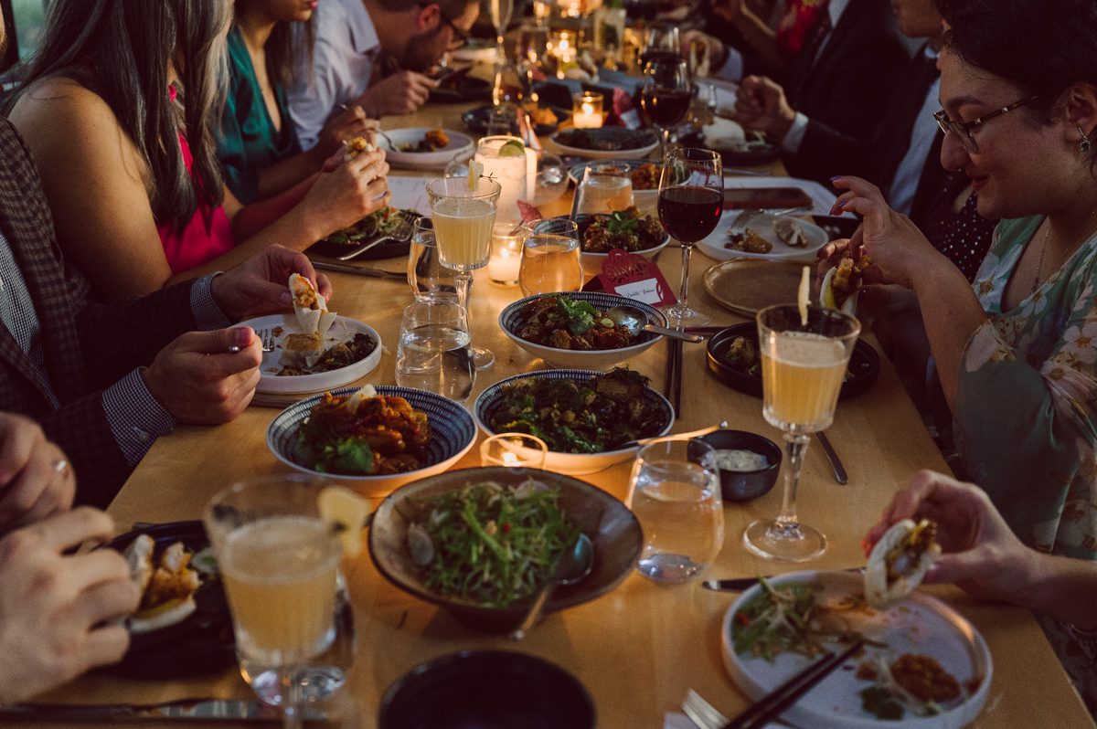 Ann and Ilya were fans of my work for a while when they reached out to me for their elopement at Goosefeather, NY. So without any hesitation or doubt Ann and Ilya were ready to book me as long as I was available for their elopement date. Price was not a problem for fans like Ann and Ilya. If you know you really want something the price doesn't really matter. Walking into photograph your fans, your couples is a great feeling, and when I met Ann and Ilya at Goosefeather on their elopement date and knowing my creative freedom can flow as wild as possible I knew it was going to be great day. Ann and Ilya allowed me to do everything and anything in terms of directing, posing and scouting for location. Ann and Ilya's intimate elopement with about 20 guests sat down for intimate dinner at Goosefeather in Tarrytown, NY where Ann and Ilay also made their pregnancy announcement. Ann and Ilya's family & friends crieds, laughed and congratulated the couple on their elopement day that also turned pregnancy announcement at Goosefeather, NY. Ann and Ilya's Goosefeather NY elopement documented by Karis from Hey Karis New York, Brooklyn, Hudson Valley and Catskills Wedding Photographer and NYC Elopement Photographer.