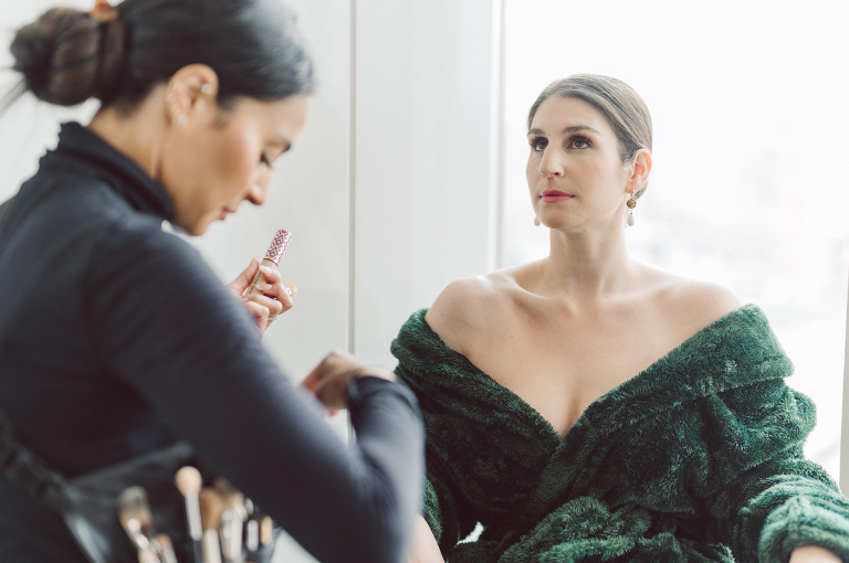 I've photographed multiple of Chris' best friends weddings several years ago. One couple at Tribeca Rooftop NY, another couple at Oheka Castle NY and few other friends at Long Island. So Chris knew when he was going to get married he would hire me. Few years later I get an email from Chris regarding his wedding. These are my dream ideal clients, because they know they will be hiring me even before they meet with me! After a quick phone call, Kaci and Chris booked and their engagement session date was set. We went to Orchard St in NYC where they used to live, walked around their old neighborhood while getting some engagement pics. Kaci and Chris' wedding at The Standard High Line, NY on April 22, 2023. It was raining for the whole week prior to Kaci and Chris wedding day making me bit worried but rain stopped on the morning of Kaci and Chris' wedding at The Standard High Line, NY. Kaci and Chris each got their own hotel rooms to get ready. With quite a big bridal party 10 bridesmaids and 10 groomsmen Kaci and Chris popped champagne bottles. With champagne glasses in their hands Kaci and her brides people laughed as they got their MUAH done by Face Time Beauty at The Standard High Line, NY. And Chris along with his groomsmen got ready in their very retro "Mad Men" vibe room fooling and goofing around till the ceremony at The Standard High Line, NY. Kaci and Chris wedding was held at The High Line Room and Terrace which overlooks The High Line, NY. Weather was gorgeous and I was excited to take Kaci and Chris to The High Line for their wedding portraits but unfortunately during their wedding ceremony at The High Line Room it started pouring! They say it's good luck when it rains on your wedding day, right! Unfortunately, going to The High Line for photos was no go, so backup was at The Terrace where the cocktail hour was going on and which was not even that big of a space. But with help of everyone I managed to get 22 people group photo done on The Terrace while the cocktail hour was going on and all the family formal photos as well as all the bridal party pairs. with only few minutes till Kaci and Chris' wedding reception at The High Line Room, we went up to The Top of Standard for Kaci and Chris' wedding portraits. Working super fast I managed to get good enough amount of wedding portraits of just Kaci and Chris. Music by Jack from LJDJ was playing, Kaci and Chris' wedding reception at The High Line Room at The Standard Hotel High Line NY was about to begin. Kaci and Chris' wedding reception at The Standard High Line was on fire from start to the last second of the evening. It was pouring outside, young people didn't seem to care it was raining and congregated the streets of Meatpacking District while I was weaving through the crowd of party goers to get home as quickly as possible. The night was just starting for them and I was ready for bed. Kaci and Chris' The High Line Room and Terrace, The Standard High Line, NY wedding documented by by Karis | Hey Karis | Catskills, Hudson Valley NY, elopement and wedding photographer | Brooklyn NY elopement and wedding photographer | Manhattan NY elopement and wedding photographer | Hey Karis is fun documentary wedding and elopement photographer.
