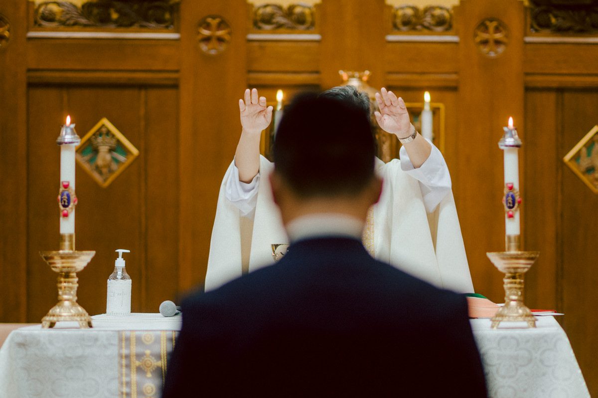 Chloe and Bosco are one of the sweetest couple!!! Well mannered, kind, sweet, considerate so I was extra excited for Chloe and Bosco's wedding at The Chart House. Chloe and Bosco both got ready at Chole's parents house in Oradell NJ where both sets of parents were all gathered. With no bridal party Chloe and Bosco had a quiet wedding morning. Midway through the morning prep, it started raining outside and did not look like we will be going outside for photos anytime soon or even till evening at Weehawken. With wishful mind of clear sky later, we got photos with family, parents and the couple at Chole's parent's house before leaving for Chloe and Bosco's wedding ceremony at St. Michaels Church in Fort Lee, NJ. St. Michales Church is small cute Korean Catholic church in Fort Lee, NJ where Chloe and Bosco belongs to. We can hear the rain falling down harder while getting group and family formal photos at St. Michaels Church before heading to Chart House in Weehawken NJ for Chloe and Bosco's intimate wedding reception. By the time we were in the car to drive over to Chart House, it was POURING. Chart House was busy with weekend customers enjoying the restaurant and they had three events going on upstairs! The entrance to Chart House was crowded with people coming and leaving waiting for the valet to bring their cars. Chloe and Bosco with help of their friends DIYed lots of wedding decor, music and games/entertainment during their wedding reception at Chart House. My heart really belongs to these small and intimate weddings where the couple focuses on them and what is really important to them instead of a big wedding celebration to show off of copy what they saw on social media. Sweet and lovely intimate wedding of Chloe and Bosco at Chart House Weehawken NJ wedding documented by by Karis | Hey Karis | Catskills, Hudson Valley NY elopement and wedding photographer | Brooklyn NY elopement and wedding photographer | Manhattan NY elopement and wedding photographer | Hey Karis is fun documentary wedding and elopement photographer.
