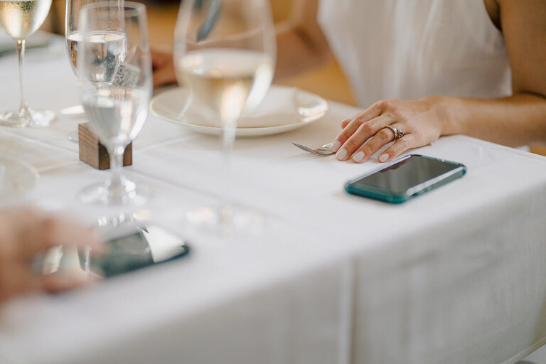 Ari and Kevin are big nature lovers, and they love the outdoors. For their intimate elopement they chose James A McFaul Environmental Center for their intimate wedding ceremony joined by their immediate family. Total of 10 people standing around Ari and Kevin surrounded by nature Ari & Kevin's sweetest wedding ceremony was held. Ari and Kevin looked at each other with the sweetest smiles it almost melted us. After the sweetest wedding ceremony at James A McFaul Environmental Center I took some wedding photos of Ari and Kevin then we left for Ari and Kevin's small and intimate dinner with family at Jockey Hollow Bar & Kitchen Morristown NJ. Morristown is such a beautiful town, and in front of Jockey Hollow Bar & Kitchen is such a picturesque backdrop with long water fountain, trees and flowers. So before Ari and Kevin sat down for their intimate dinner with family we walked around Morristown for quick photos. Then all 10 of them sat down in a private room at Jockey Hollow Bar & Kitchen to celebrate Ari and Kevin's union. Air and Kevin's James A McFaul Environmental Center and Jockey Hollow Bar & Kitchen Morristown NJ Elopement documented by by Karis | Hey Karis | Catskills, Hudson Valley NY elopement and wedding photographer | Brooklyn NY elopement and wedding photographer | Manhattan NY elopement and wedding photographer | Hey Karis is fun documentary wedding and elopement photographer.