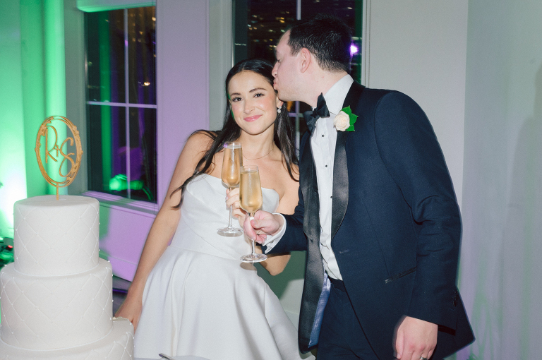 On September 1, 2023 Renee and Sam got married at Maritime Parc located in the center of Liberty State Park where you can get the best view of NYC skyline. Renee and Sam couldn't have asked for a better day, weather in October it was sunny, warm and gorgeous. Renee got ready at her parents' house in Paramus NJ where Renee intimately got ready for her wedding with her parents, two sisters and best friends. Renee's hair and makeup was done by Anna Posokhina from Bridal Squad. Once Renee was all glammed out by Anna Posokhina with help of her mother and two sisters walked into her Justin Alexander wedding dress. With final spray of Jo Malone perfume Renee walked out of her parents' house with her bridesmaids and stepped into her party bus. At the same time Sam was getting ready at Renee's sister's house in Hawthorne NJ with his family and groomsmen. Then Renee and Sam saw each other for the first time down the aisle at Our Lady of the Visitation in Paramus NJ. As soon as Sam saw Renee standing by the entrance of the church started crying. With plenty time for photo we arrived at Liberty State Park where Renee only wanted photos with NYC backdrop even it was staring at the bright sun and squinty eyes, i don't blame her because the view is spectacular and who wouldn't want photos with this gorgeous backdrop of NYC. Cocktail hour started and guests started fill the stairs to third floor of Maritime Parc. Renee and Sam's amazing wedding day at Maritime Parc continued with music provided by live band "The Hook Club" where they set the mood for all night of dancing. And we ended the evening with most amazing NYC skyline with Super moon rising above NYC. Renee and Sam's Maritime Park Jersey City NJ wedding photographed and documented by by Karis | Hey Karis | Catskills, Hudson Valley NY elopement and wedding photographer | Brooklyn NY elopement and wedding photographer | Manhattan NY elopement and wedding photographer | Hey Karis is fun documentary wedding and elopement photographer.
