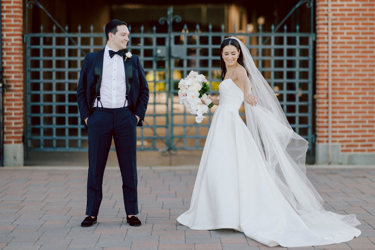 On September 1, 2023 Renee and Sam got married at Maritime Parc located in the center of Liberty State Park where you can get the best view of NYC skyline. Renee and Sam couldn't have asked for a better day, weather in October it was sunny, warm and gorgeous. Renee got ready at her parents' house in Paramus NJ where Renee intimately got ready for her wedding with her parents, two sisters and best friends. Renee's hair and makeup was done by Anna Posokhina from Bridal Squad. Once Renee was all glammed out by Anna Posokhina with help of her mother and two sisters walked into her Justin Alexander wedding dress. With final spray of Jo Malone perfume Renee walked out of her parents' house with her bridesmaids and stepped into her party bus. At the same time Sam was getting ready at Renee's sister's house in Hawthorne NJ with his family and groomsmen. Then Renee and Sam saw each other for the first time down the aisle at Our Lady of the Visitation in Paramus NJ. As soon as Sam saw Renee standing by the entrance of the church started crying. With plenty time for photo we arrived at Liberty State Park where Renee only wanted photos with NYC backdrop even it was staring at the bright sun and squinty eyes, i don't blame her because the view is spectacular and who wouldn't want photos with this gorgeous backdrop of NYC. Cocktail hour started and guests started fill the stairs to third floor of Maritime Parc. Renee and Sam's amazing wedding day at Maritime Parc continued with music provided by live band "The Hook Club" where they set the mood for all night of dancing. And we ended the evening with most amazing NYC skyline with Super moon rising above NYC. Renee and Sam's Maritime Park Jersey City NJ wedding photographed and documented by by Karis | Hey Karis | Catskills, Hudson Valley NY elopement and wedding photographer | Brooklyn NY elopement and wedding photographer | Manhattan NY elopement and wedding photographer | Hey Karis is fun documentary wedding and elopement photographer.
