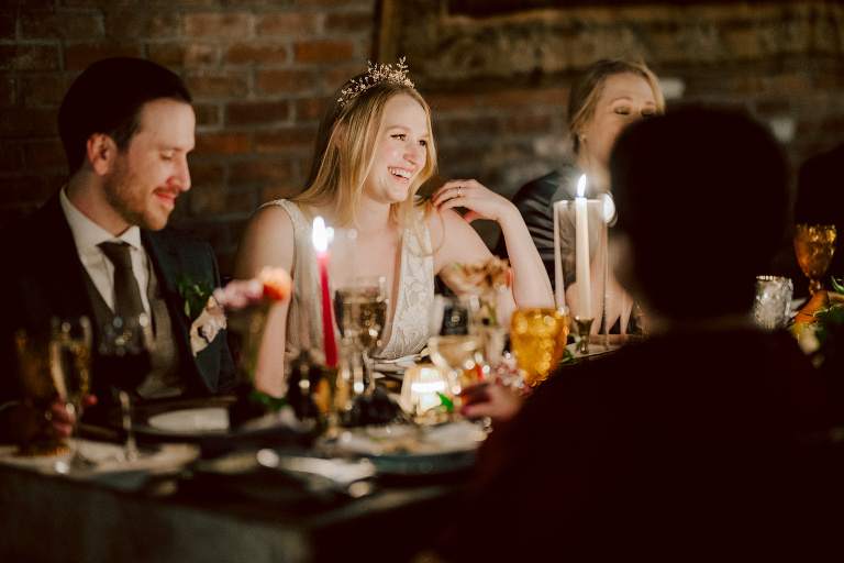 Just days before Halloween, on October 28th, Katie and Craig celebrated their enchanting wedding at the iconic Bowery Hotel in NYC. Having previously photographed an intimate wedding at The Bowery Hotel during the challenges of COVID in 2020, returning to capture the magic of Katie and Craig's celebration was a joyous experience.

The Bowery Hotel, a symbol of the "OLD New York," boasts a rich history intertwined with the stories of its residents. The Bowery Terrace, adorned in classic old-world style, features wood-beamed 13-foot ceilings, salvaged brick walls, Moroccan tiled floors, antique tapestries, an expansive outdoor terrace, and a captivating glazed fireplace. Described by the Huffington Post as a hidden gem with a relaxed and warming atmosphere, The Bowery Terrace served as the perfect backdrop for this magical occasion.

Katie and Craig began their day at The Bowery Hotel in a bridal suite with a terrace spacious enough to host a small wedding. It was on this vast terrace that they shared their first look, exchanging glances, conversations, and hugs. Their private moment culminated in the tender reading of their vows and letters to each other, setting the tone for a day filled with intimacy and love.

Following the intimate vow exchange, we ventured to Bond Street, where a magical bright yellow Ginkgo Tree awaited. The grounds beneath were adorned in a sea of yellow, a sight that perfectly aligned with Katie and Craig's shared love for nature and stars. The decision was unanimous, and we headed for the captivating Yellow Ginkgo Tree in the heart of Manhattan. With Bond Street serving as our backdrop, we captured stunning photos that reflected the essence of this unique couple.

Returning to The Bowery Hotel, families awaited their formal portraits with Katie and Craig. The Bowery Terrace came alive with wedding guests, artists, musicians, and beautiful New Yorkers, all eagerly anticipating the ceremony. As Katie walked down the aisle escorted by her parents, Craig's eyes welled with tears, encapsulating the emotional beauty of the moment.

The wedding ceremony, sweet and humorous, was officiated by their friend Michael Williams. Following the heartfelt exchange of vows, guests spilled out onto the outdoor terrace for a delightful cocktail hour. Meanwhile, the staff at The Bowery Hotel, alongside Planner Ani Wolff and her team, worked their magic, transforming the room into a spooky yet super chic version of "Harry Potter's Hogwarts Great Hall."

The remainder of Katie and Craig's wedding unfolded just as expected—fabulous and magical. The Bowery Hotel provided the perfect canvas for their love story, creating a celebration that will be cherished for years to come.
Katie and Craig's The Bowery Hotel, The Bowery Terrace wedding documented by by Karis | Hey Karis | Catskills, Hudson Valley NY elopement and wedding photographer | Brooklyn NY elopement and wedding photographer | Manhattan NY elopement and wedding photographer | Hey Karis is fun documentary wedding and elopement photographer.