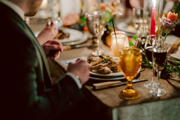 Just days before Halloween, on October 28th, Katie and Craig celebrated their enchanting wedding at the iconic Bowery Hotel in NYC. Having previously photographed an intimate wedding at The Bowery Hotel during the challenges of COVID in 2020, returning to capture the magic of Katie and Craig's celebration was a joyous experience.

The Bowery Hotel, a symbol of the "OLD New York," boasts a rich history intertwined with the stories of its residents. The Bowery Terrace, adorned in classic old-world style, features wood-beamed 13-foot ceilings, salvaged brick walls, Moroccan tiled floors, antique tapestries, an expansive outdoor terrace, and a captivating glazed fireplace. Described by the Huffington Post as a hidden gem with a relaxed and warming atmosphere, The Bowery Terrace served as the perfect backdrop for this magical occasion.

Katie and Craig began their day at The Bowery Hotel in a bridal suite with a terrace spacious enough to host a small wedding. It was on this vast terrace that they shared their first look, exchanging glances, conversations, and hugs. Their private moment culminated in the tender reading of their vows and letters to each other, setting the tone for a day filled with intimacy and love.

Following the intimate vow exchange, we ventured to Bond Street, where a magical bright yellow Ginkgo Tree awaited. The grounds beneath were adorned in a sea of yellow, a sight that perfectly aligned with Katie and Craig's shared love for nature and stars. The decision was unanimous, and we headed for the captivating Yellow Ginkgo Tree in the heart of Manhattan. With Bond Street serving as our backdrop, we captured stunning photos that reflected the essence of this unique couple.

Returning to The Bowery Hotel, families awaited their formal portraits with Katie and Craig. The Bowery Terrace came alive with wedding guests, artists, musicians, and beautiful New Yorkers, all eagerly anticipating the ceremony. As Katie walked down the aisle escorted by her parents, Craig's eyes welled with tears, encapsulating the emotional beauty of the moment.

The wedding ceremony, sweet and humorous, was officiated by their friend Michael Williams. Following the heartfelt exchange of vows, guests spilled out onto the outdoor terrace for a delightful cocktail hour. Meanwhile, the staff at The Bowery Hotel, alongside Planner Ani Wolff and her team, worked their magic, transforming the room into a spooky yet super chic version of "Harry Potter's Hogwarts Great Hall."

The remainder of Katie and Craig's wedding unfolded just as expected—fabulous and magical. The Bowery Hotel provided the perfect canvas for their love story, creating a celebration that will be cherished for years to come.
Katie and Craig's The Bowery Hotel, The Bowery Terrace wedding documented by by Karis | Hey Karis | Catskills, Hudson Valley NY elopement and wedding photographer | Brooklyn NY elopement and wedding photographer | Manhattan NY elopement and wedding photographer | Hey Karis is fun documentary wedding and elopement photographer.