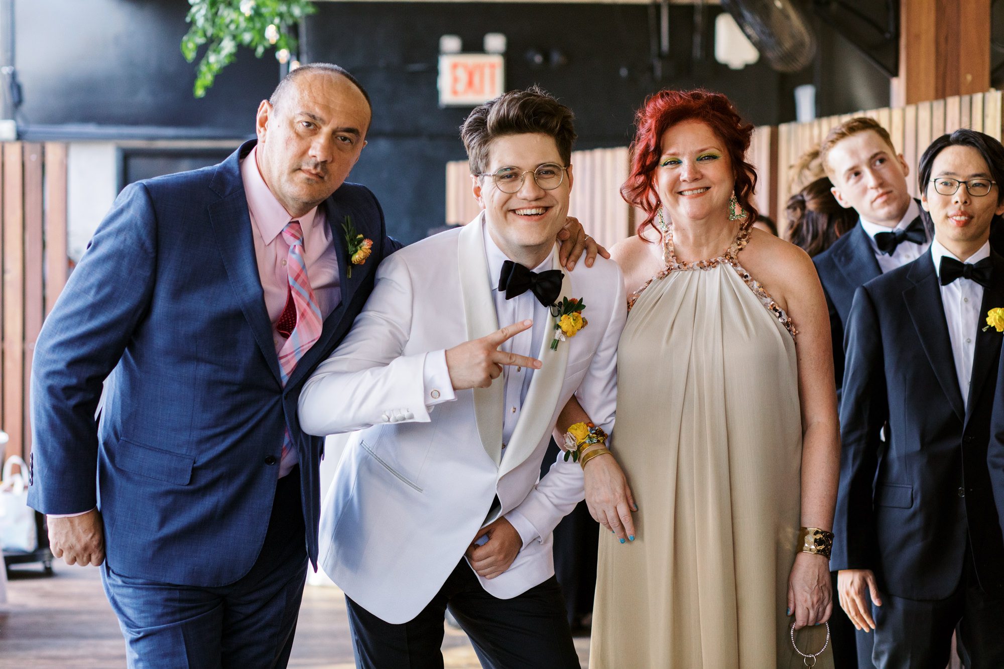 So excited for Erika and Andrei’s wedding day at The Box House Hotel in Brooklyn, NY. This boutique hotel had been on my bucket list for a while, and it did not disappoint! With its unique design, vibrant personality, and incredible rooftop views, The Box House Hotel provided the perfect setting for unique wedding celebration.
The day began with Erika and Andrei getting ready in their respective rooms, surrounded by friends and loved ones. One of the standout features of The Box House Hotel is its boutique charm and eclectic style, blending industrial elements with a cozy, artistic vibe. Erika’s bridal suite, with its floor-to-ceiling windows, was filled with natural light, making it a dream space for capturing those intimate getting-ready moments.
Once everyone was ready, Andrei headed to the rooftop, eagerly waiting to see his bride for the first time. As Erika gracefully approached, her dress swaying in the breeze, Andrei turned around, completely captivated. The two shared a private, heartfelt moment, whispering sweet words to each other, before we moved on to family photos.
The Box House Hotel’s location on a quiet Brooklyn street was perfect for photos. We captured their formal family and bridal party shots right in front of the hotel, showcasing its charming exterior. Then came a unique tradition I’d never witnessed before in my 14+ years of wedding photography! Erika and Andrei brought out a bucket of water filled with coins, and as guests cheered, Erika kicked the bucket as far as she could—a cultural ritual symbolizing good luck and prosperity. It was a joy to photograph and such a fun, memorable moment!
Afterward, we made our way back to the 10,000-square-foot rooftop, which offers unparalleled panoramic views of Manhattan, Brooklyn, and Long Island City. It’s a breathtaking setting for any wedding, leaving guests in awe of the skyline. Friends and family traveled from near and far, including Japan and Romania, to celebrate Erika and Andrei. To honor Erika's Japanese roots, Erika and Andrei incorporated a Japanese tea ceremony officiated by Erika's cousins from Japan. The rooftop was filled with laughter, love, and joy as the ceremony unfolded under the open sky.
As the sun set, the magic of the evening truly came alive. The city skyline twinkled with lights, and the dark sky sparkled with stars. Erika and Andrei danced, laughed, and celebrated late into the night, surrounded by their closest friends and family.
The Box House Hotel is a one-of-a-kind venue, blending urban sophistication with artistic charm. Its rooftop views, boutique-style accommodations, and vibrant atmosphere make it a perfect choice for couples looking to create a unique and unforgettable wedding experience.
Erika and Andrei, thank you for letting me be part of your incredible day. Wishing you a lifetime of love, happiness, and adventure!
Erika and Andrei The Box House Hotel Brooklyn NY Wedding documented by Karis from Hey Karis New York, Brooklyn, Hudson Valley NY and Catskills NY and NJ Wedding and NYC Elopement Photographer.