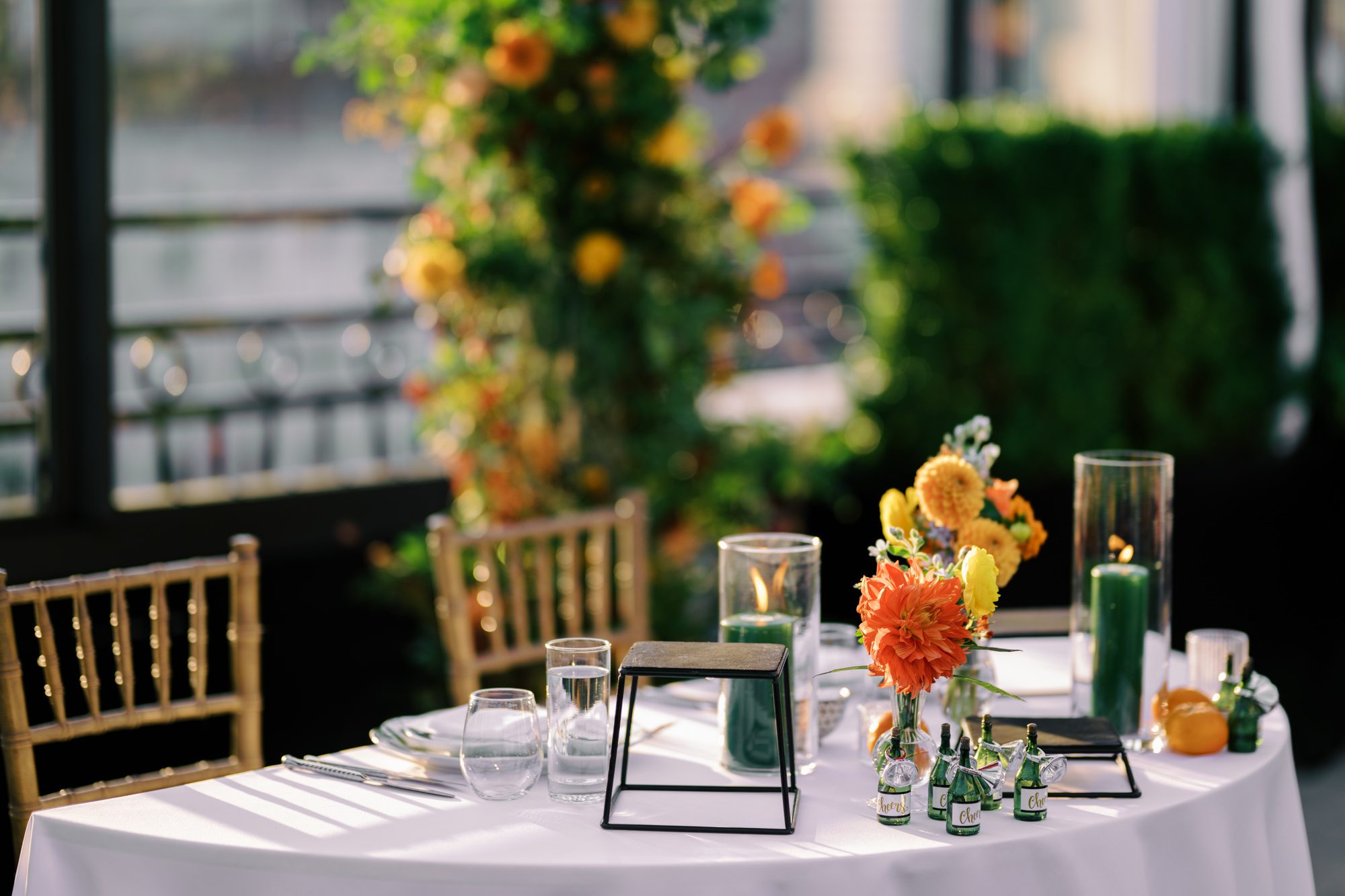 So excited for Erika and Andrei’s wedding day at The Box House Hotel in Brooklyn, NY. This boutique hotel had been on my bucket list for a while, and it did not disappoint! With its unique design, vibrant personality, and incredible rooftop views, The Box House Hotel provided the perfect setting for unique wedding celebration.
The day began with Erika and Andrei getting ready in their respective rooms, surrounded by friends and loved ones. One of the standout features of The Box House Hotel is its boutique charm and eclectic style, blending industrial elements with a cozy, artistic vibe. Erika’s bridal suite, with its floor-to-ceiling windows, was filled with natural light, making it a dream space for capturing those intimate getting-ready moments.
Once everyone was ready, Andrei headed to the rooftop, eagerly waiting to see his bride for the first time. As Erika gracefully approached, her dress swaying in the breeze, Andrei turned around, completely captivated. The two shared a private, heartfelt moment, whispering sweet words to each other, before we moved on to family photos.
The Box House Hotel’s location on a quiet Brooklyn street was perfect for photos. We captured their formal family and bridal party shots right in front of the hotel, showcasing its charming exterior. Then came a unique tradition I’d never witnessed before in my 14+ years of wedding photography! Erika and Andrei brought out a bucket of water filled with coins, and as guests cheered, Erika kicked the bucket as far as she could—a cultural ritual symbolizing good luck and prosperity. It was a joy to photograph and such a fun, memorable moment!
Afterward, we made our way back to the 10,000-square-foot rooftop, which offers unparalleled panoramic views of Manhattan, Brooklyn, and Long Island City. It’s a breathtaking setting for any wedding, leaving guests in awe of the skyline. Friends and family traveled from near and far, including Japan and Romania, to celebrate Erika and Andrei. To honor Erika's Japanese roots, Erika and Andrei incorporated a Japanese tea ceremony officiated by Erika's cousins from Japan. The rooftop was filled with laughter, love, and joy as the ceremony unfolded under the open sky.
As the sun set, the magic of the evening truly came alive. The city skyline twinkled with lights, and the dark sky sparkled with stars. Erika and Andrei danced, laughed, and celebrated late into the night, surrounded by their closest friends and family.
The Box House Hotel is a one-of-a-kind venue, blending urban sophistication with artistic charm. Its rooftop views, boutique-style accommodations, and vibrant atmosphere make it a perfect choice for couples looking to create a unique and unforgettable wedding experience.
Erika and Andrei, thank you for letting me be part of your incredible day. Wishing you a lifetime of love, happiness, and adventure!
Erika and Andrei The Box House Hotel Brooklyn NY Wedding documented by Karis from Hey Karis New York, Brooklyn, Hudson Valley NY and Catskills NY and NJ Wedding and NYC Elopement Photographer.