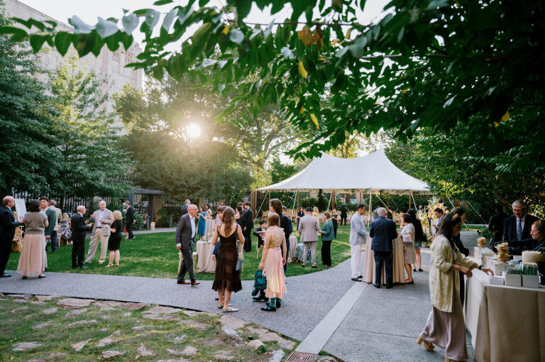 Gorgeous September Wedding at Cooper Hewitt, Smithsonian Design Museum in Manhattan, NY
The breathtaking lawn at the Cooper Hewitt was adorned with a stunning tent and lush greenery. Matching tablecloths and elegant dinnerware were set beneath the tent, creating a sophisticated ambiance. The garden was transformed into a beautiful ceremony space in the heart of Manhattan. Surrounded by towering buildings, it felt almost surreal—a peaceful oasis in the city.
The clinking of champagne glasses and trays of hors d'oeuvres added to the joyous atmosphere as guests savored every moment of the cocktail hour. When the sky darkened, guests moved under the tent for the reception. As night fell, the glow of the candles became warmer and brighter, creating an enchanting setting. The sound of lively conversation and laughter filled the Manhattan air.
Dancing took place inside the historic Cooper Hewitt mansion, where the live band, On The Move Events, delivered an unforgettable performance. Guests enthusiastically filled the dance floor, ending the evening on a high note of celebration and joy.
Thankful for all the wedding vendors that made this day possible:
Planner: @aniwolff_⁠
Venue: @cooperhewitt
Catering: @thomaspretieventstosavor
Tent: @stamford_tent
Lighting: @frostproductionsnyc⁠
Rentals: @sdpr_rentals⁠
Linens: @nuagedesignsinc⁠
Photographer: @heykaris
Videographer: @katiarepinafilms⁠
Florist: @sarahsaundersstudio
Entertainment: @onthemoveevents⁠
Cake: @luckybirdcakes⁠
Officiant: @ourweddingofficiantnyc⁠
Ceremony Strings: @impulsestrings⁠
Stationery: @jensimpsondesign⁠
Favors: @swmsweets
Cooper Hewitt Smithsonian Design Museum Manhattan NY Wedding documented by Karis from Hey Karis New York, Brooklyn, Hudson Valley NY and Catskills NY and NJ Wedding and NYC Elopement Photographer.