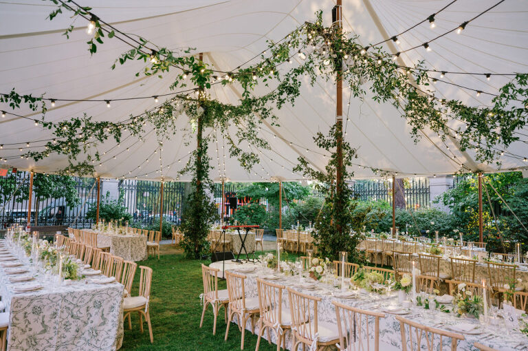 Gorgeous September Wedding at Cooper Hewitt, Smithsonian Design Museum in Manhattan, NY
The breathtaking lawn at the Cooper Hewitt was adorned with a stunning tent and lush greenery. Matching tablecloths and elegant dinnerware were set beneath the tent, creating a sophisticated ambiance. The garden was transformed into a beautiful ceremony space in the heart of Manhattan. Surrounded by towering buildings, it felt almost surreal—a peaceful oasis in the city.
The clinking of champagne glasses and trays of hors d'oeuvres added to the joyous atmosphere as guests savored every moment of the cocktail hour. When the sky darkened, guests moved under the tent for the reception. As night fell, the glow of the candles became warmer and brighter, creating an enchanting setting. The sound of lively conversation and laughter filled the Manhattan air.
Dancing took place inside the historic Cooper Hewitt mansion, where the live band, On The Move Events, delivered an unforgettable performance. Guests enthusiastically filled the dance floor, ending the evening on a high note of celebration and joy.
Thankful for all the wedding vendors that made this day possible:
Planner: @aniwolff_⁠
Venue: @cooperhewitt
Catering: @thomaspretieventstosavor
Tent: @stamford_tent
Lighting: @frostproductionsnyc⁠
Rentals: @sdpr_rentals⁠
Linens: @nuagedesignsinc⁠
Photographer: @heykaris
Videographer: @katiarepinafilms⁠
Florist: @sarahsaundersstudio
Entertainment: @onthemoveevents⁠
Cake: @luckybirdcakes⁠
Officiant: @ourweddingofficiantnyc⁠
Ceremony Strings: @impulsestrings⁠
Stationery: @jensimpsondesign⁠
Favors: @swmsweets
Cooper Hewitt Smithsonian Design Museum Manhattan NY Wedding documented by Karis from Hey Karis New York, Brooklyn, Hudson Valley NY and Catskills NY and NJ Wedding and NYC Elopement Photographer.