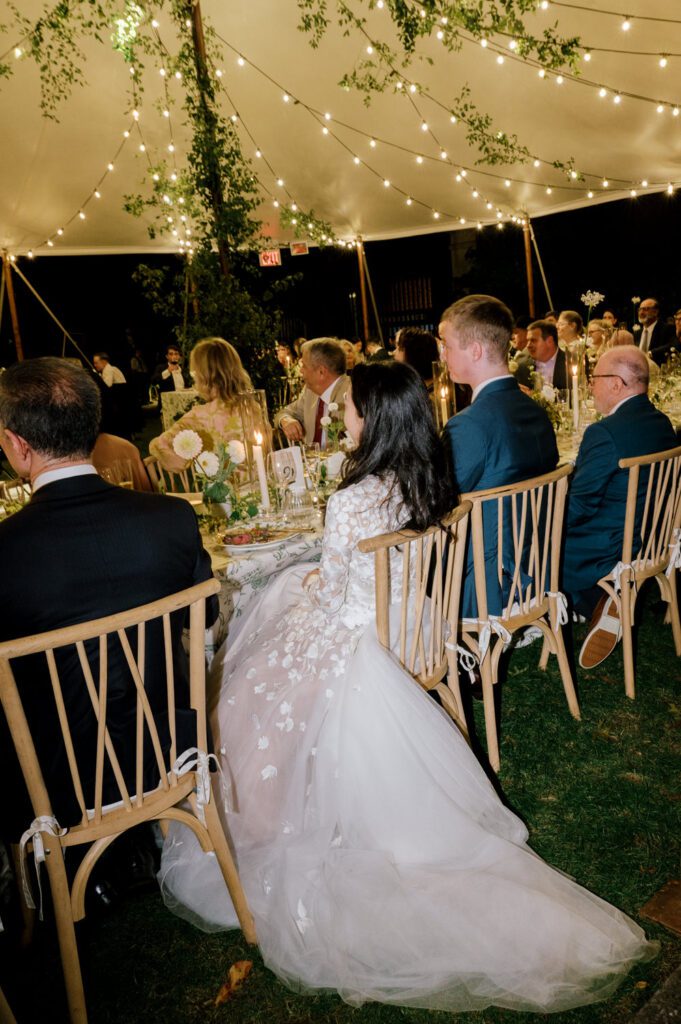 Gorgeous September Wedding at Cooper Hewitt, Smithsonian Design Museum in Manhattan, NY
The breathtaking lawn at the Cooper Hewitt was adorned with a stunning tent and lush greenery. Matching tablecloths and elegant dinnerware were set beneath the tent, creating a sophisticated ambiance. The garden was transformed into a beautiful ceremony space in the heart of Manhattan. Surrounded by towering buildings, it felt almost surreal—a peaceful oasis in the city.
The clinking of champagne glasses and trays of hors d'oeuvres added to the joyous atmosphere as guests savored every moment of the cocktail hour. When the sky darkened, guests moved under the tent for the reception. As night fell, the glow of the candles became warmer and brighter, creating an enchanting setting. The sound of lively conversation and laughter filled the Manhattan air.
Dancing took place inside the historic Cooper Hewitt mansion, where the live band, On The Move Events, delivered an unforgettable performance. Guests enthusiastically filled the dance floor, ending the evening on a high note of celebration and joy.
Thankful for all the wedding vendors that made this day possible:
Planner: @aniwolff_⁠
Venue: @cooperhewitt
Catering: @thomaspretieventstosavor
Tent: @stamford_tent
Lighting: @frostproductionsnyc⁠
Rentals: @sdpr_rentals⁠
Linens: @nuagedesignsinc⁠
Photographer: @heykaris
Videographer: @katiarepinafilms⁠
Florist: @sarahsaundersstudio
Entertainment: @onthemoveevents⁠
Cake: @luckybirdcakes⁠
Officiant: @ourweddingofficiantnyc⁠
Ceremony Strings: @impulsestrings⁠
Stationery: @jensimpsondesign⁠
Favors: @swmsweets
Cooper Hewitt Smithsonian Design Museum Manhattan NY Wedding documented by Karis from Hey Karis New York, Brooklyn, Hudson Valley NY and Catskills NY and NJ Wedding and NYC Elopement Photographer.