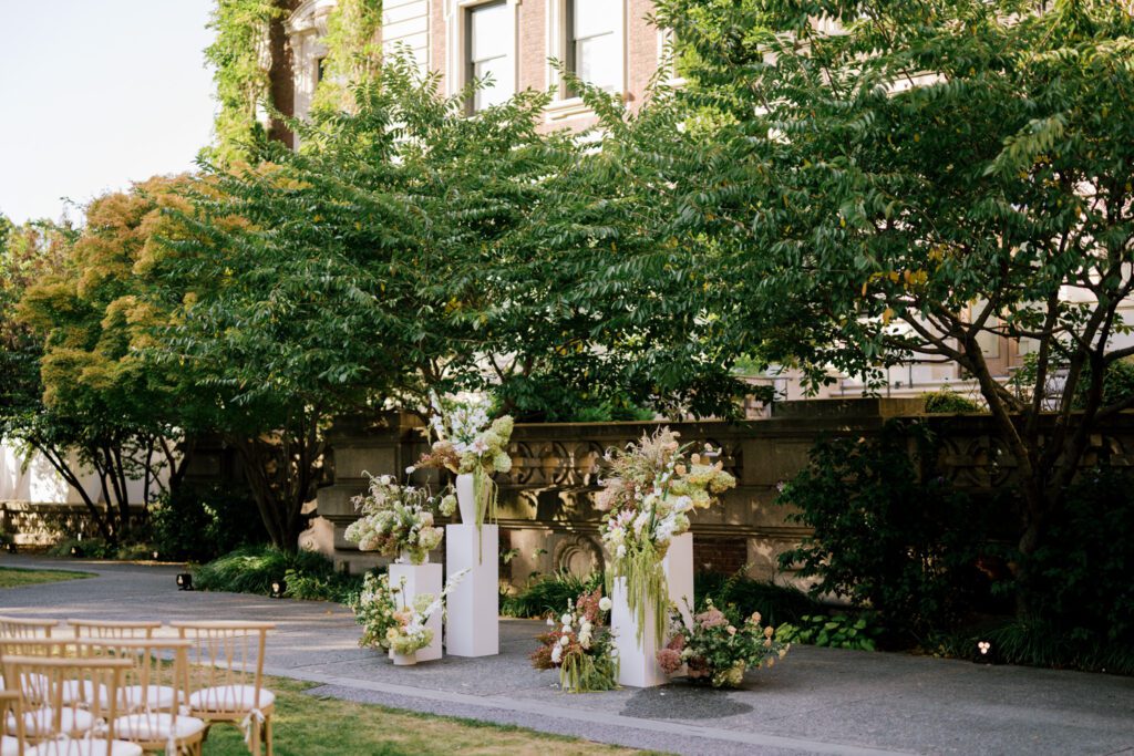 Gorgeous September Wedding at Cooper Hewitt, Smithsonian Design Museum in Manhattan, NY
The breathtaking lawn at the Cooper Hewitt was adorned with a stunning tent and lush greenery. Matching tablecloths and elegant dinnerware were set beneath the tent, creating a sophisticated ambiance. The garden was transformed into a beautiful ceremony space in the heart of Manhattan. Surrounded by towering buildings, it felt almost surreal—a peaceful oasis in the city.
The clinking of champagne glasses and trays of hors d'oeuvres added to the joyous atmosphere as guests savored every moment of the cocktail hour. When the sky darkened, guests moved under the tent for the reception. As night fell, the glow of the candles became warmer and brighter, creating an enchanting setting. The sound of lively conversation and laughter filled the Manhattan air.
Dancing took place inside the historic Cooper Hewitt mansion, where the live band, On The Move Events, delivered an unforgettable performance. Guests enthusiastically filled the dance floor, ending the evening on a high note of celebration and joy.
Thankful for all the wedding vendors that made this day possible:
Planner: @aniwolff_⁠
Venue: @cooperhewitt
Catering: @thomaspretieventstosavor
Tent: @stamford_tent
Lighting: @frostproductionsnyc⁠
Rentals: @sdpr_rentals⁠
Linens: @nuagedesignsinc⁠
Photographer: @heykaris
Videographer: @katiarepinafilms⁠
Florist: @sarahsaundersstudio
Entertainment: @onthemoveevents⁠
Cake: @luckybirdcakes⁠
Officiant: @ourweddingofficiantnyc⁠
Ceremony Strings: @impulsestrings⁠
Stationery: @jensimpsondesign⁠
Favors: @swmsweets
Cooper Hewitt Smithsonian Design Museum Manhattan NY Wedding documented by Karis from Hey Karis New York, Brooklyn, Hudson Valley NY and Catskills NY and NJ Wedding and NYC Elopement Photographer.