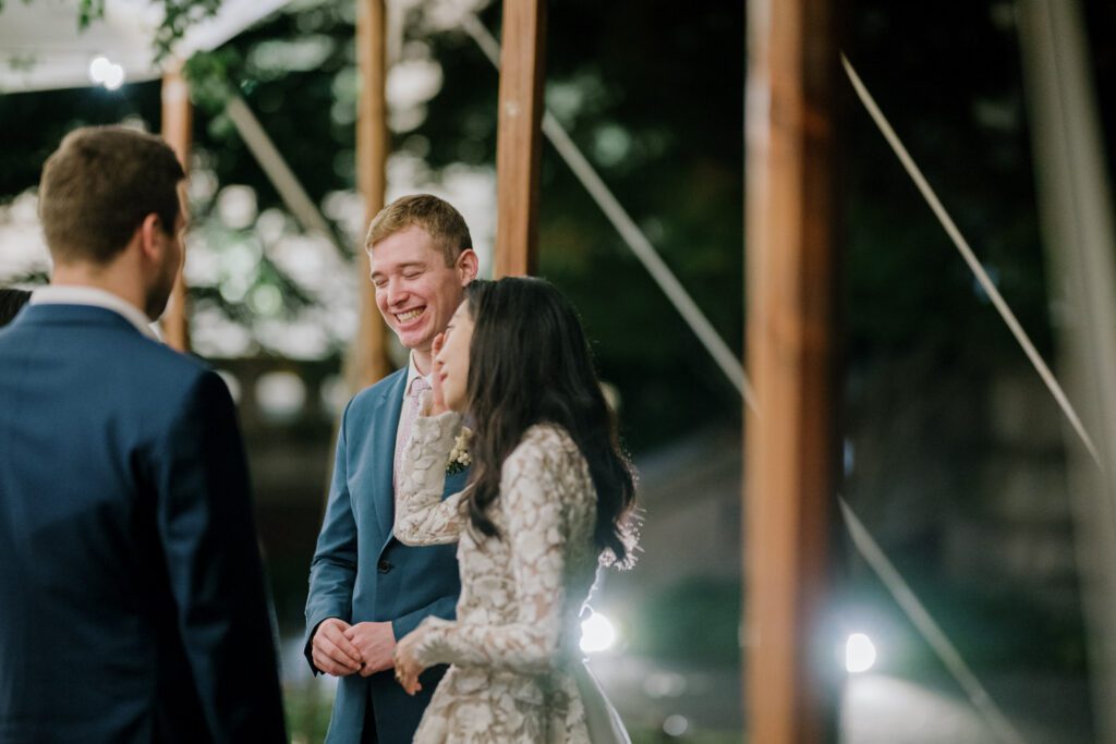 Gorgeous September Wedding at Cooper Hewitt, Smithsonian Design Museum in Manhattan, NY
The breathtaking lawn at the Cooper Hewitt was adorned with a stunning tent and lush greenery. Matching tablecloths and elegant dinnerware were set beneath the tent, creating a sophisticated ambiance. The garden was transformed into a beautiful ceremony space in the heart of Manhattan. Surrounded by towering buildings, it felt almost surreal—a peaceful oasis in the city.
The clinking of champagne glasses and trays of hors d'oeuvres added to the joyous atmosphere as guests savored every moment of the cocktail hour. When the sky darkened, guests moved under the tent for the reception. As night fell, the glow of the candles became warmer and brighter, creating an enchanting setting. The sound of lively conversation and laughter filled the Manhattan air.
Dancing took place inside the historic Cooper Hewitt mansion, where the live band, On The Move Events, delivered an unforgettable performance. Guests enthusiastically filled the dance floor, ending the evening on a high note of celebration and joy.
Thankful for all the wedding vendors that made this day possible:
Planner: @aniwolff_⁠
Venue: @cooperhewitt
Catering: @thomaspretieventstosavor
Tent: @stamford_tent
Lighting: @frostproductionsnyc⁠
Rentals: @sdpr_rentals⁠
Linens: @nuagedesignsinc⁠
Photographer: @heykaris
Videographer: @katiarepinafilms⁠
Florist: @sarahsaundersstudio
Entertainment: @onthemoveevents⁠
Cake: @luckybirdcakes⁠
Officiant: @ourweddingofficiantnyc⁠
Ceremony Strings: @impulsestrings⁠
Stationery: @jensimpsondesign⁠
Favors: @swmsweets
Cooper Hewitt Smithsonian Design Museum Manhattan NY Wedding documented by Karis from Hey Karis New York, Brooklyn, Hudson Valley NY and Catskills NY and NJ Wedding and NYC Elopement Photographer.