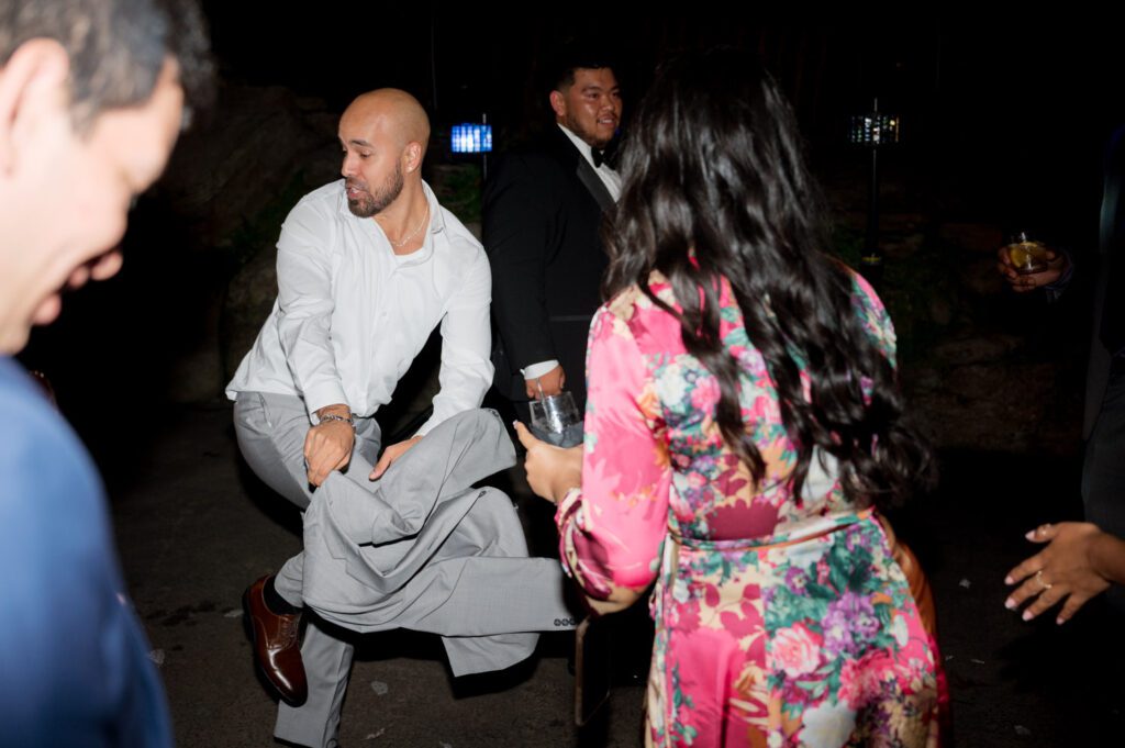 Vivian and Josh’s Gorgeous September Wedding at Arrow Park, NY
There’s something truly special about Arrow Park—it feels like my home away from home, and Vivian and Josh’s beautiful September wedding perfectly showcased everything this venue has to offer. Their blended celebration, honoring Vivian’s Korean heritage and Josh’s Jewish background, was a heartfelt and unforgettable day.
The couple beautifully wove their cultures into the festivities, from breaking the glass at the end of their garden ceremony to the lively horah during the reception. Later, Vivian and Josh delighted their guests by changing into traditional Korean hanbok outfits, a touching nod to her heritage.
Arrow Park: A Dream Venue for Multi-Day WeddingsVivian, Josh, and their loved ones all got ready at Arrow Park, which offers plenty of spacious accommodations for family and friends. This made it the perfect choice for their multi-day celebration. With its stunning grounds and versatile spaces, Arrow Park is ideal for couples seeking a wedding weekend filled with both elegance and comfort.
A Scenic September CelebrationThanks to the pleasant September weather, Vivian and Josh made full use of Arrow Park’s breathtaking grounds. Their day began with a magical first look along the iconic driveway lined with towering trees. From there, we explored the garden with its charming sculptures, captured moments by the ceremony’s floral décor, and took stunning portraits on the mansion’s iconic back staircase bathed in perfect lighting. We also ventured indoors for photos in the library and the Green Room, taking advantage of the mansion’s timeless charm.
As family and friends gathered, we captured formal portraits in front of the grand mansion before the ceremony began.
A Ceremony and Reception to RememberThe ceremony was set in the picturesque garden, where Jenny from Field Trip Flowers created a breathtaking floral backdrop that perfectly complemented the natural beauty of Arrow Park.
Afterward, guests strolled back to the mansion for a warm and inviting cocktail hour on the main floor. Later, everyone gathered in the courtyard for an enchanting outdoor reception under twinkling café lights. The space felt intimate yet grand, with the perfect blend of rustic elegance and romance.
Arrow Park’s charm, coupled with Vivian and Josh’s thoughtful cultural details, made this wedding one to remember. It’s the kind of venue where dreams come true—a hidden gem that’s ready to host your perfect day.
  
Thankful for all the wedding vendors that made this day possible:⁠
Venue: @arrowparkny
Floral: @fieldtripflowers

Vivian and Josh Arrow Park NY Wedding documented by Karis from Hey Karis New York, Brooklyn, Hudson Valley NY and Catskills NY and NJ Wedding and NYC Elopement Photographer.